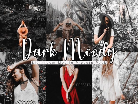 Download 10 Dark &amp; Moody Lightroom Mobile Presets - Premium Bundle